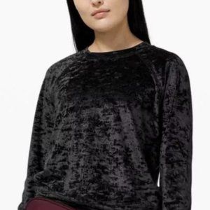Lululemon Warm Down Crew Crushed Velvet Sz 6